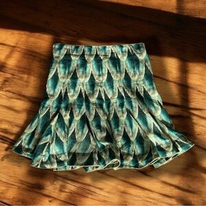 Agua by Agua Bendita Cerezo Pluma Ruffled Mini Skirt